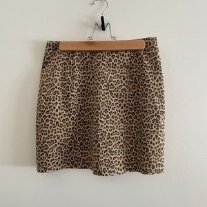 Leopard Mini Skirt